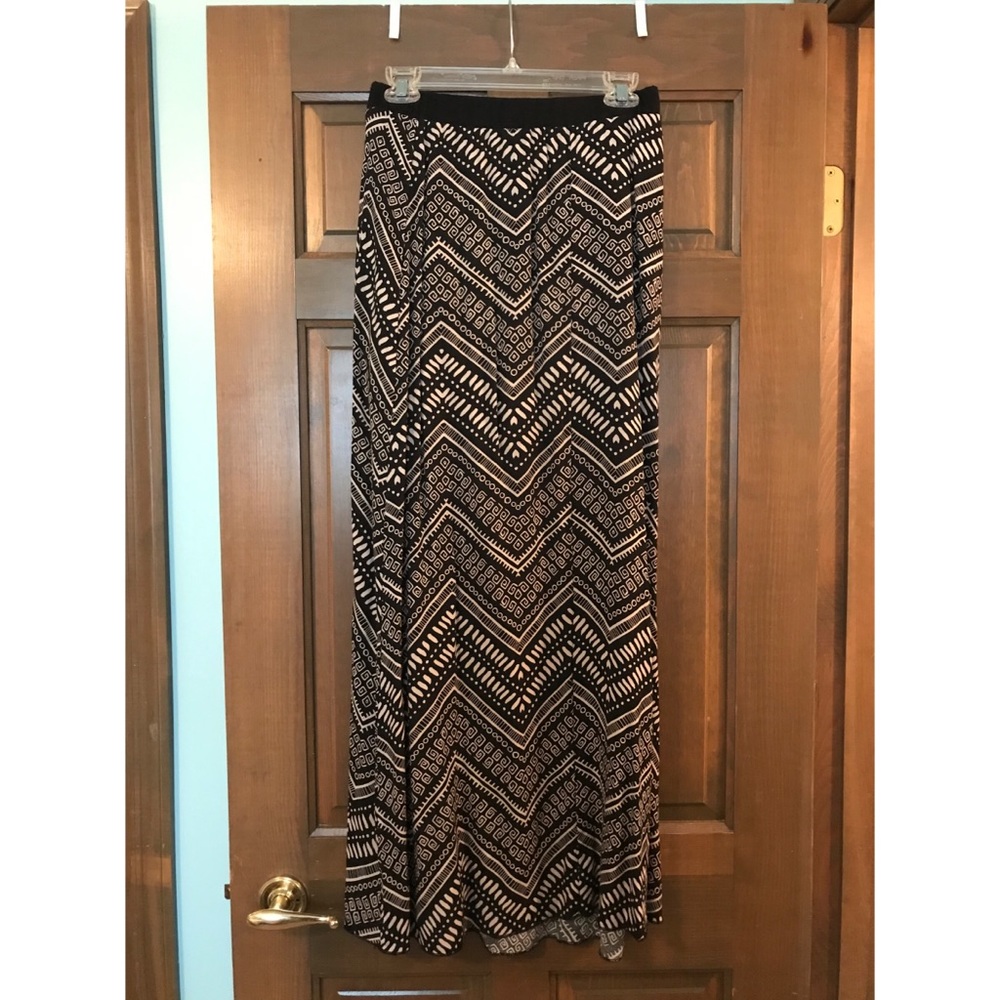 Aztec Pattern Maxi Skirt